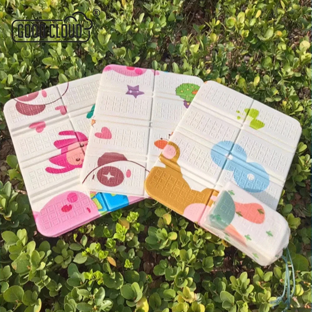 

Cartoon Pattern Picnic Sitting Outdoor Travel Moisture Proof Pad XPE Cushion Camp Foam Mat Small Portable Cushion Foldable