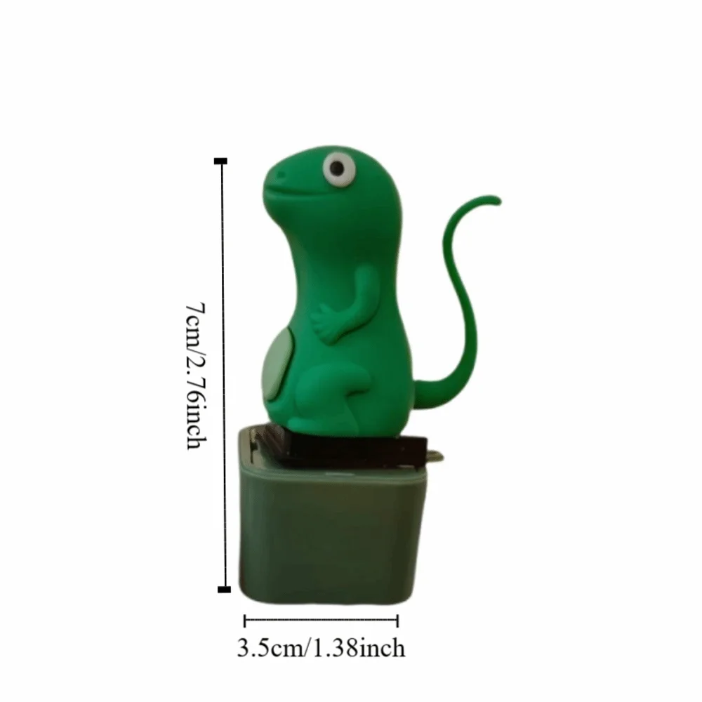 충전식 동물 키체인 휴대용 스트레스 해소 키체인 피젯 스퀴즈 사운드 도마뱀 키체인 불안 완화