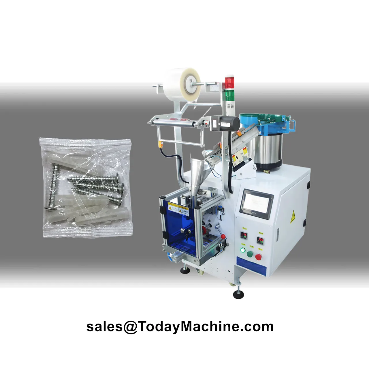 Automatic Counting Sorting Combination Furniture Parts Screw Nuts Bolt Packaging Machine