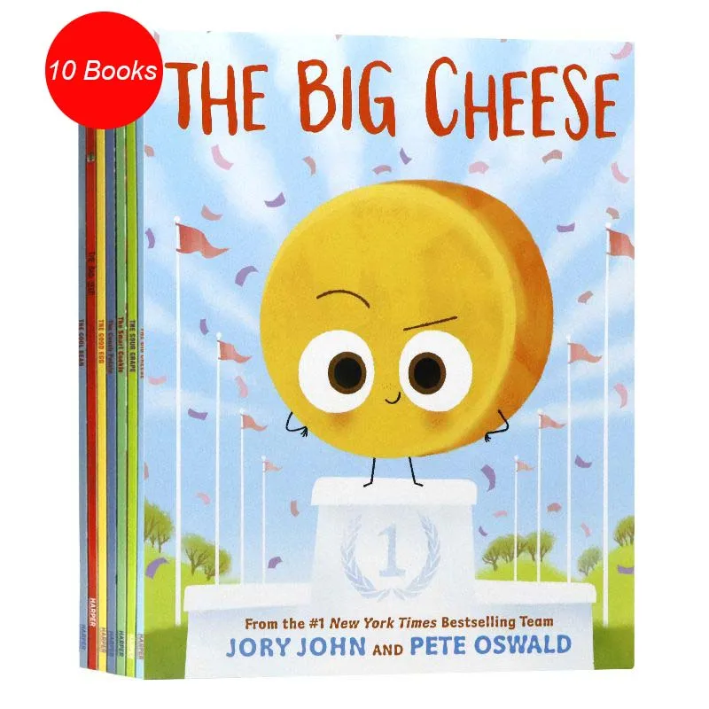 

10books/set The Smart Cookie Bad Seed Good Egg Couch Potato Cool Bean English Picture Book Storybook Children Reading Education