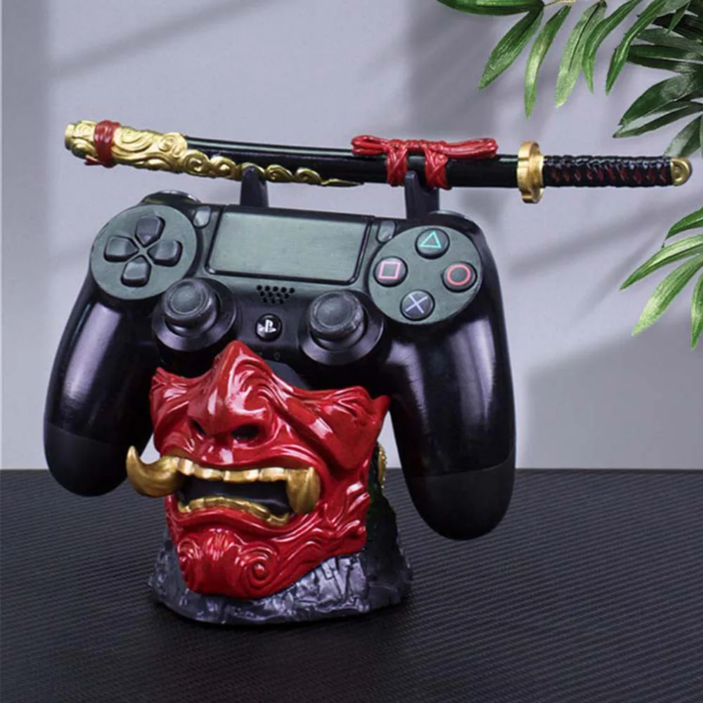 Game Controller Stand For PS5 / PS4 / XBOX / Switch Game Ghost of Tsushima Handmade Desktop Storage Gamepad Holder Accessories