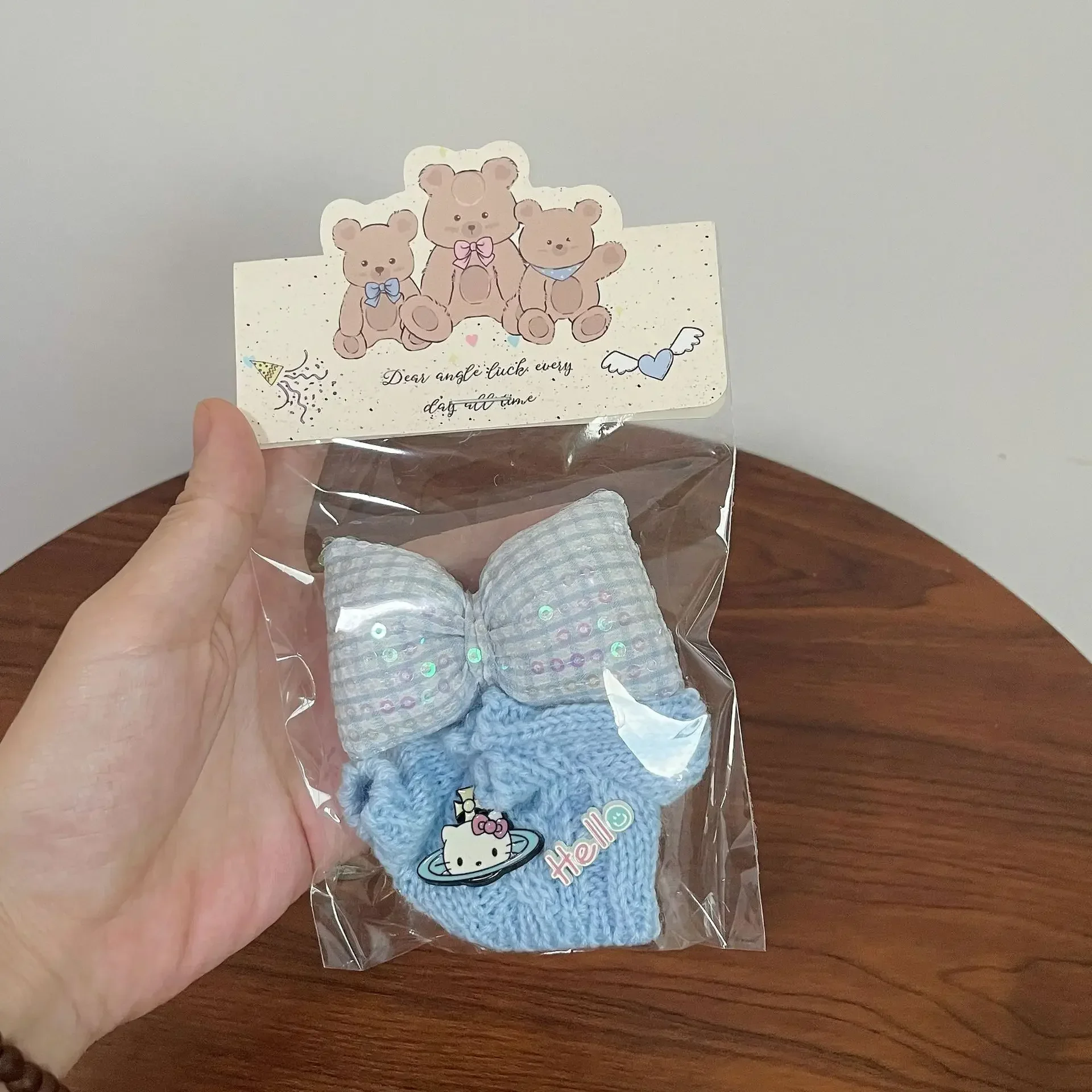 Für 17 cm Labubu Puppe Kleidung Mode Pullover Puppe Kleidung Farbe Spiel Haar Clip Puppen Zubehör Nette Dekoration Kleine Kleidung