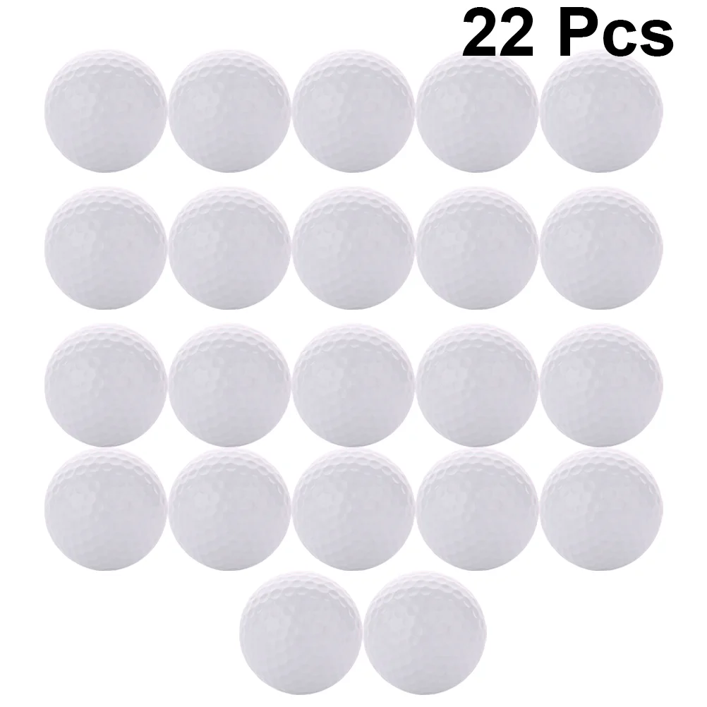 22 Pcs Perforated Training Balls Baseball Accessories Golf Hollow Practicing Practice Mini White Toy