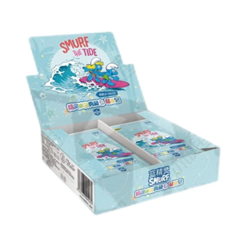 KAYOU Genuine The Smurfs Wonderful Game Collection Card Trendy Play Anime Smurfette Brainy Collection Card Day Gift