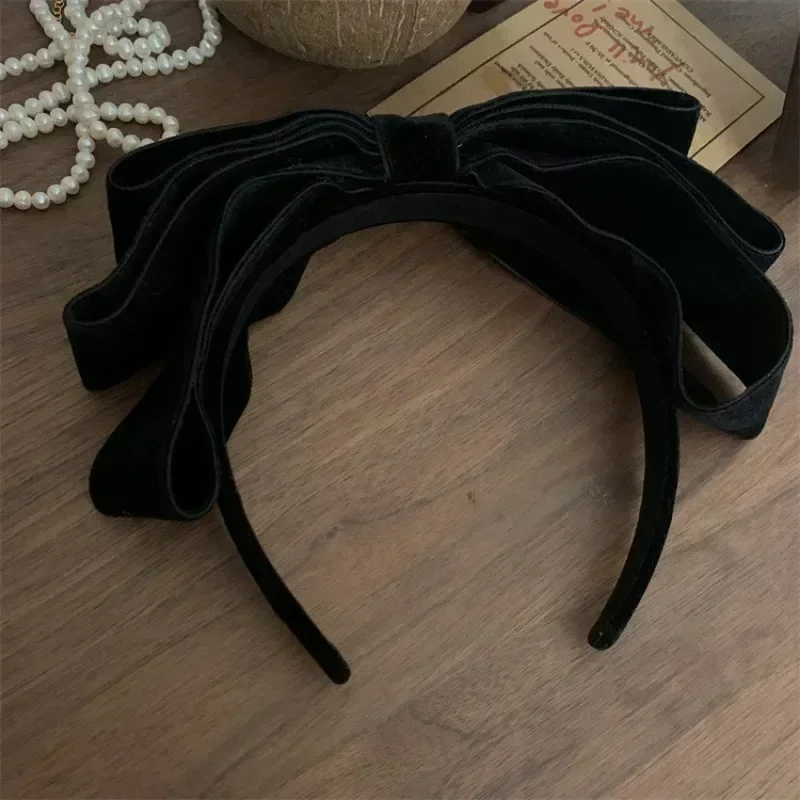 Velvet Cotton Ribbon Hairband Cute Hairpins Girls Hair headband Barrettes Solid Clip Kids Headwear Fashion Hair Accessories