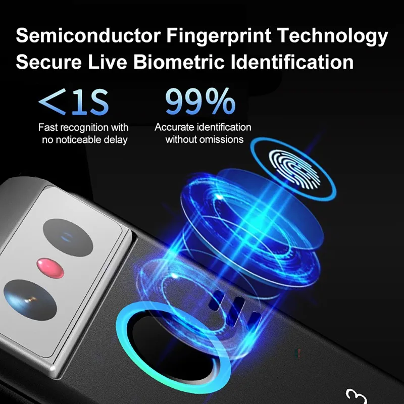 Tuya WiFi Smart Outdoor Waterproof Door Lock with Face Recognition RFID Card Password Fingerprint Electronic Lock for Iron Door