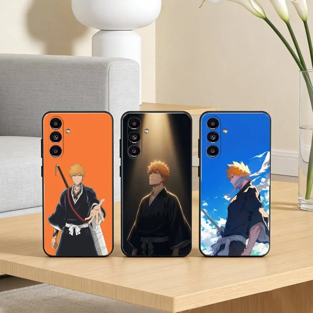 Hot Anime Bleach Cool Phone Case For Samsung Galaxy A20,21s,22,31,32,52,53,72,73,80,91 Soft Black Shell