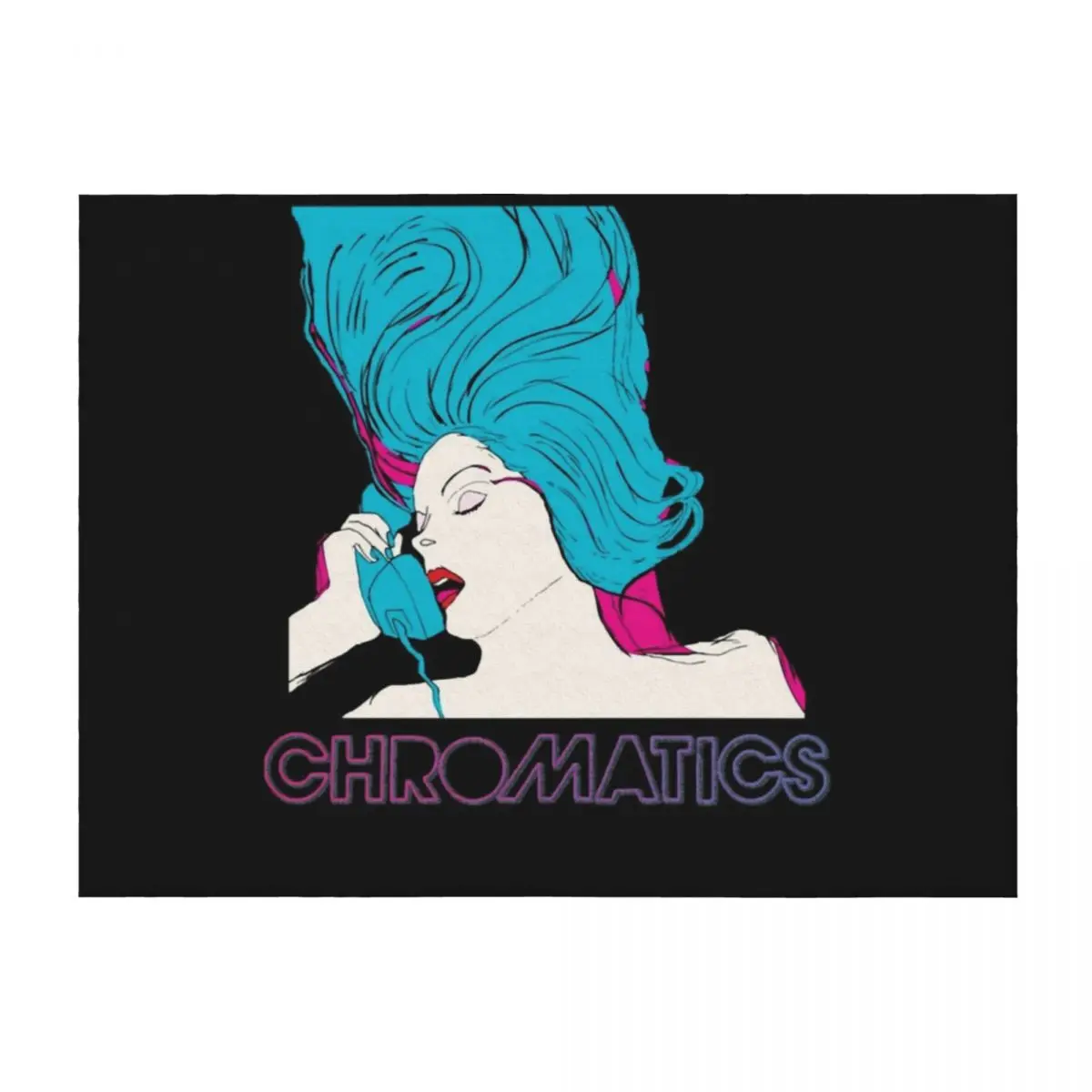 

Chromatics - Band logo Classic Essential Throw Blanket Decoratives valentine gift ideas Decorative Sofas Camping Blankets