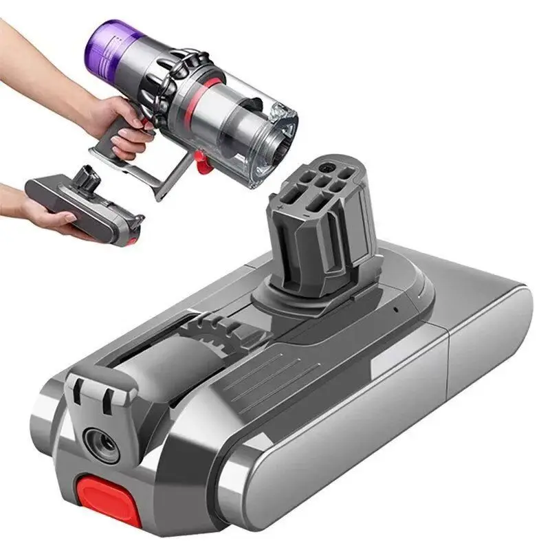 

5000mAh Battery for Dyson V12, SV20 SV26 SV30 SV34 SV35, Replacement Battery, 25.2V High Capacity, Longer Runtime for Dyson V12