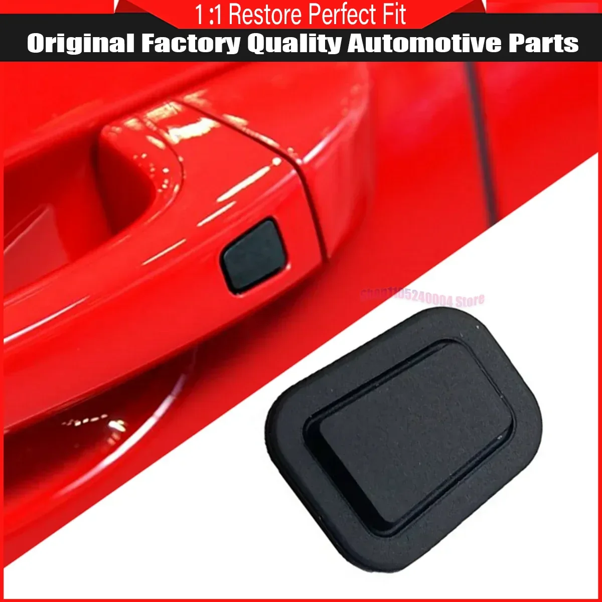 Genuine x1 Door Handle Sensor Rubber Plug Cover For Porsche Cayenne 92A S Turbo GTS 2011-2018 Front Rear Exterior Trim