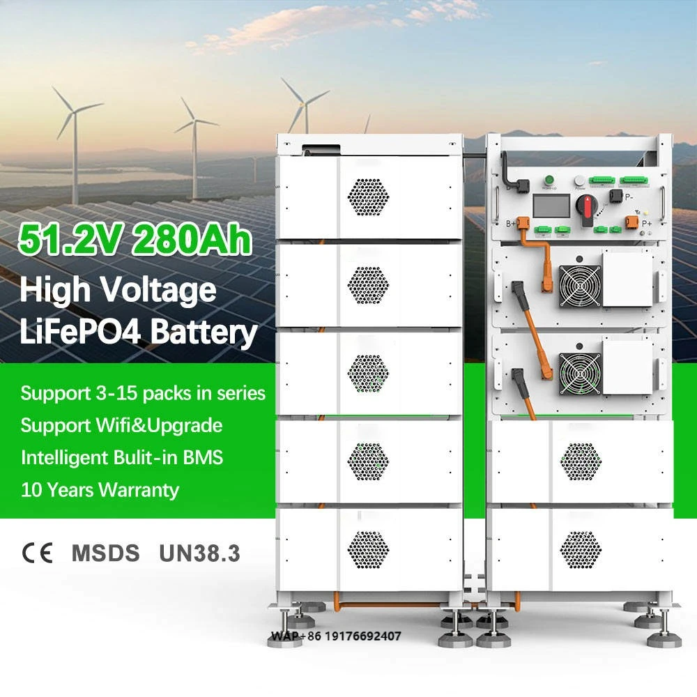 Solyx LiFePO4 Solar Battery 50KWH/100KWH/200KWH 280AH High Voltage Stacked off Grid Air Cooling Home Use