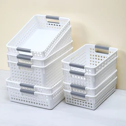 Household Hollow Out Storage Basket For Miscellaneous Toys And Cosmetics Desktop Minimalist Plastic Storage Basket