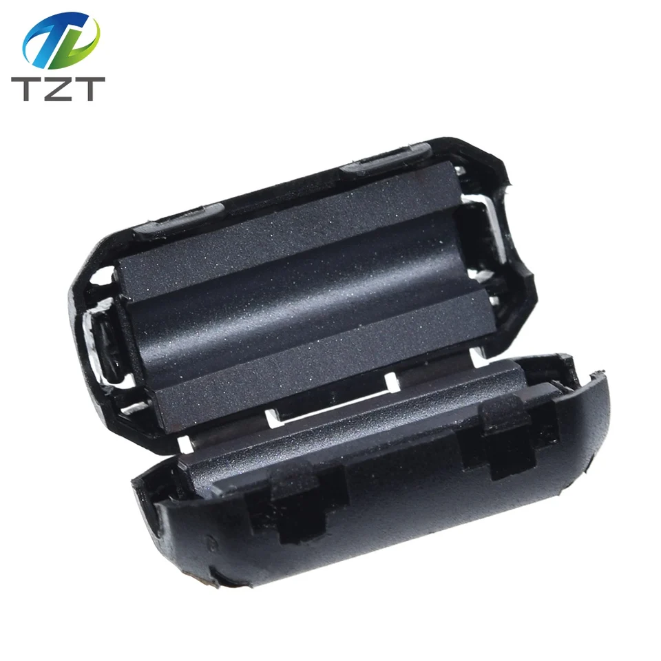 Produktbild von Ferrit-Clip-Set 24 Stück – Rauschunterdrückung Für Kabel, 3 Größen (3,5 Mm, 5 Mm, 7 Mm), Gegen EMI/RFI, Schwarz