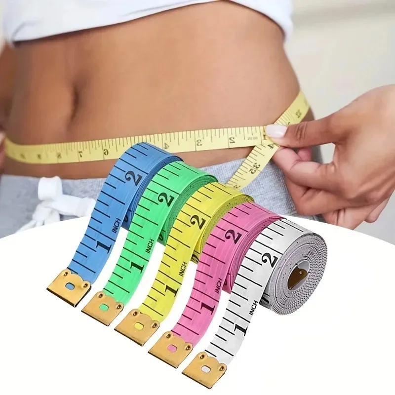 10Pcs Soft Sewing Ruler Sewing Measuring Tape Body Measuring Clothing Ruler Durable Tailor Tape Measure Sewing Kits 150cm