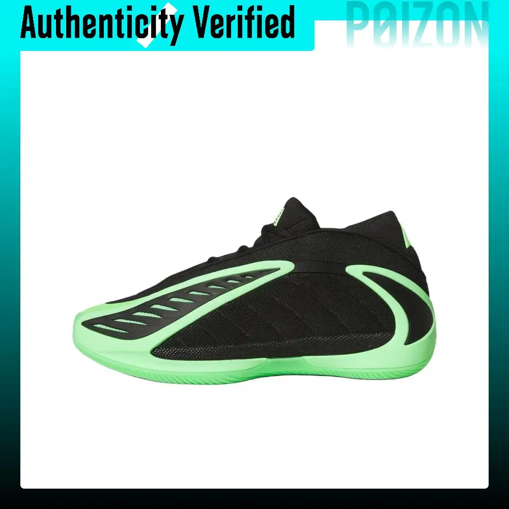 Adidas AE2 Low top Basketball Shoes Men's Black Green JR1572