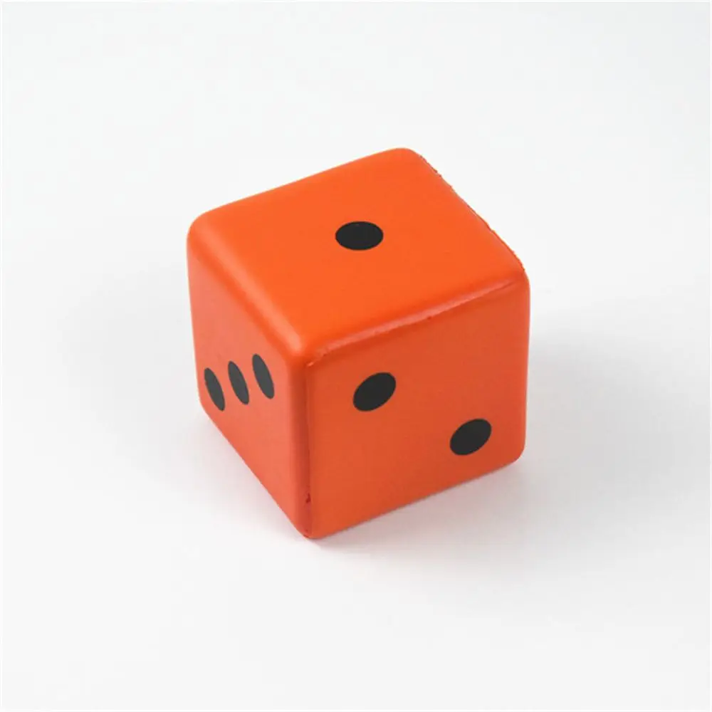 NEW 8cm Table Games Accessory PU Sponge Dice Early Education Enlightenment Toy Dices