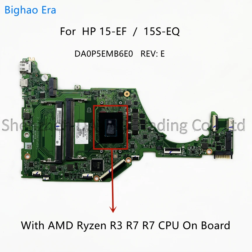 DA0P5FMB6A0 DA0P5EMB6E0 For HP 15S-EQ 15-EQ 15-EF Laptop Motherboard With 3150 R3-3200 R5-3500 R7-3700 CPU L78723-601 L78726-601