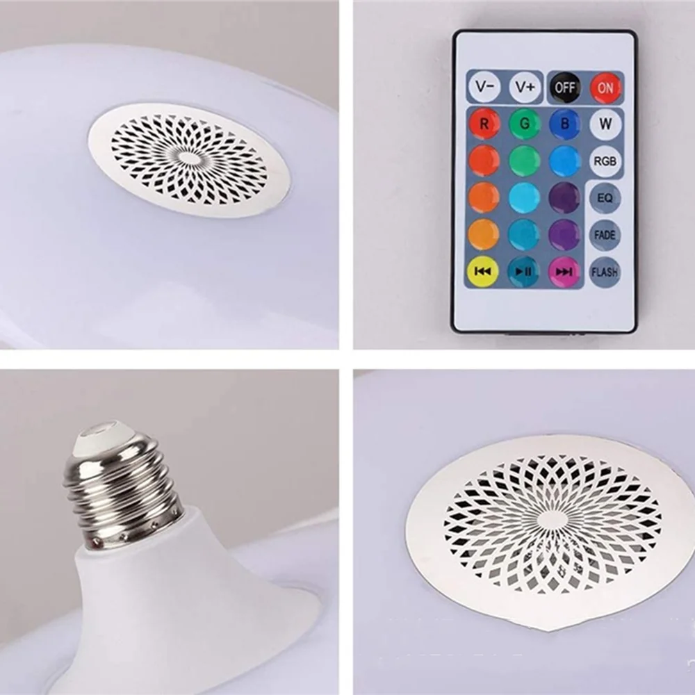 Imagem -03 - Led Pode Ser Escurecido Música Lâmpada do Teto Casa Iluminação Controle Remoto App Bluetooth Alto-falante para Casa Bluetooth Luz de Teto 30w