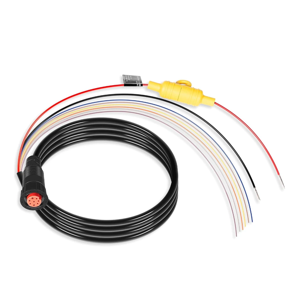 010-12152-10 8-Pin Power Data Cable Replacement for Garmin GPSMAP 6ft Length, NMEA 0183 Support, 8-Pin Power/Data Cable