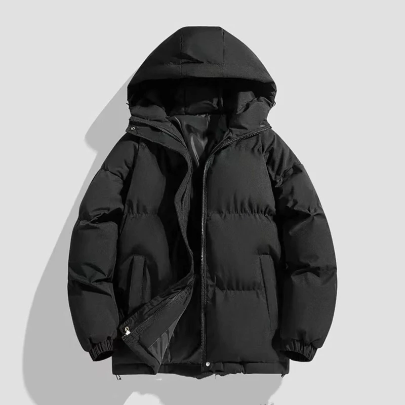 Winter Men Down Cotton Jacket Thick Warm Puffer Coat Male New Trendy Casual Youth Versatile Outwear Top
