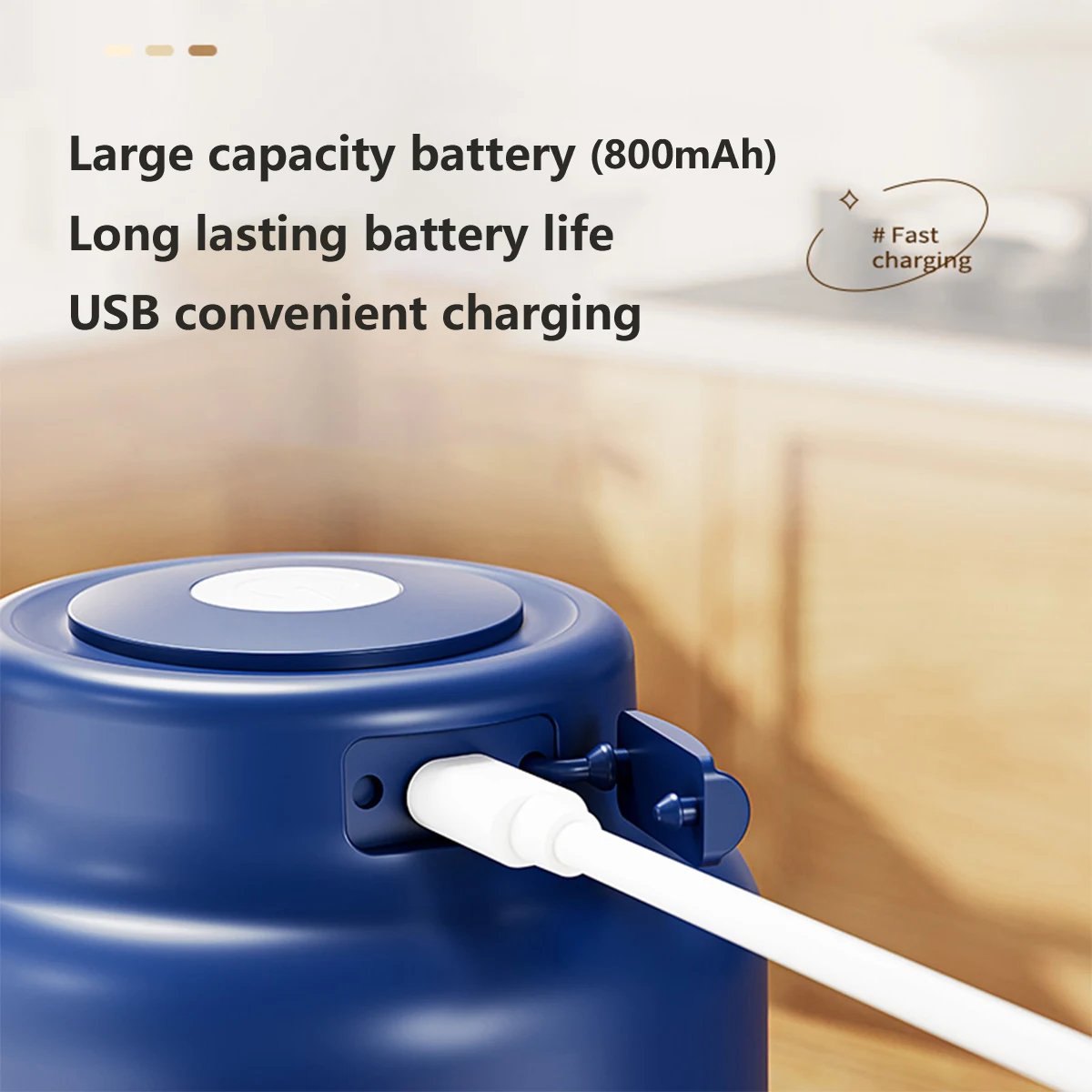 مفرمة ثوم كهربائية 320 مل، مفرمة خضروات، مفرمة طعام صغيرة USB، مفرمة ثوم صغيرة، مفرمة بصل، محضر طعام صغير محمول #3