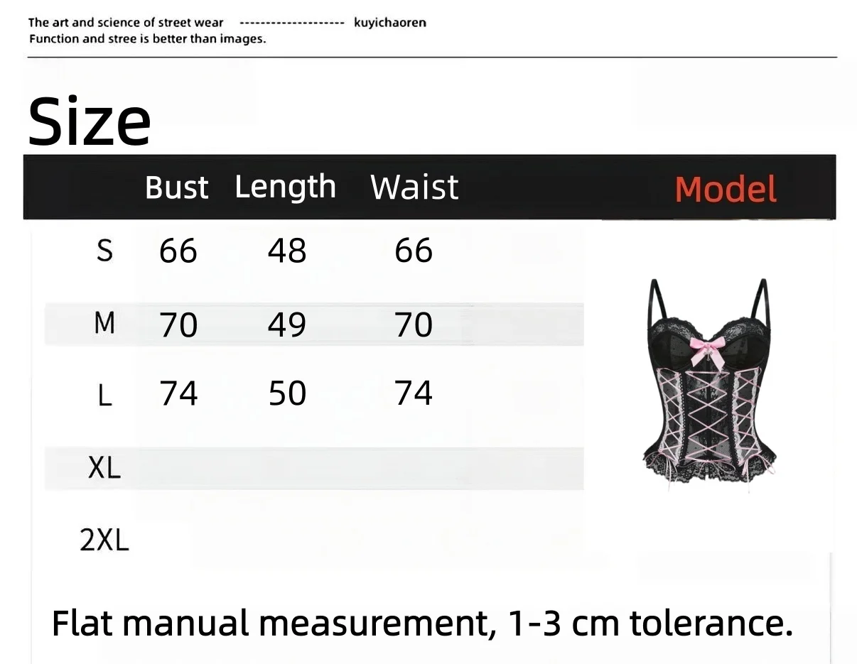 Orevena Gothic Ärmelloses Spitzen-Top für Damen, Y2K Slim Camisole, lässige Party- und Alltagsmode, Tops für scharfe Mädchen, koreanische Mode-T-Shirts – Detail 1