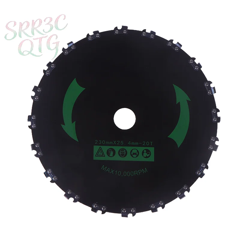 

Brush Cutter Blades - Trimmer Chainsaw Tooth Saw Blade - For Trimming Trees, Cutting String, Underbrush, And More - 20 Tooth 9"