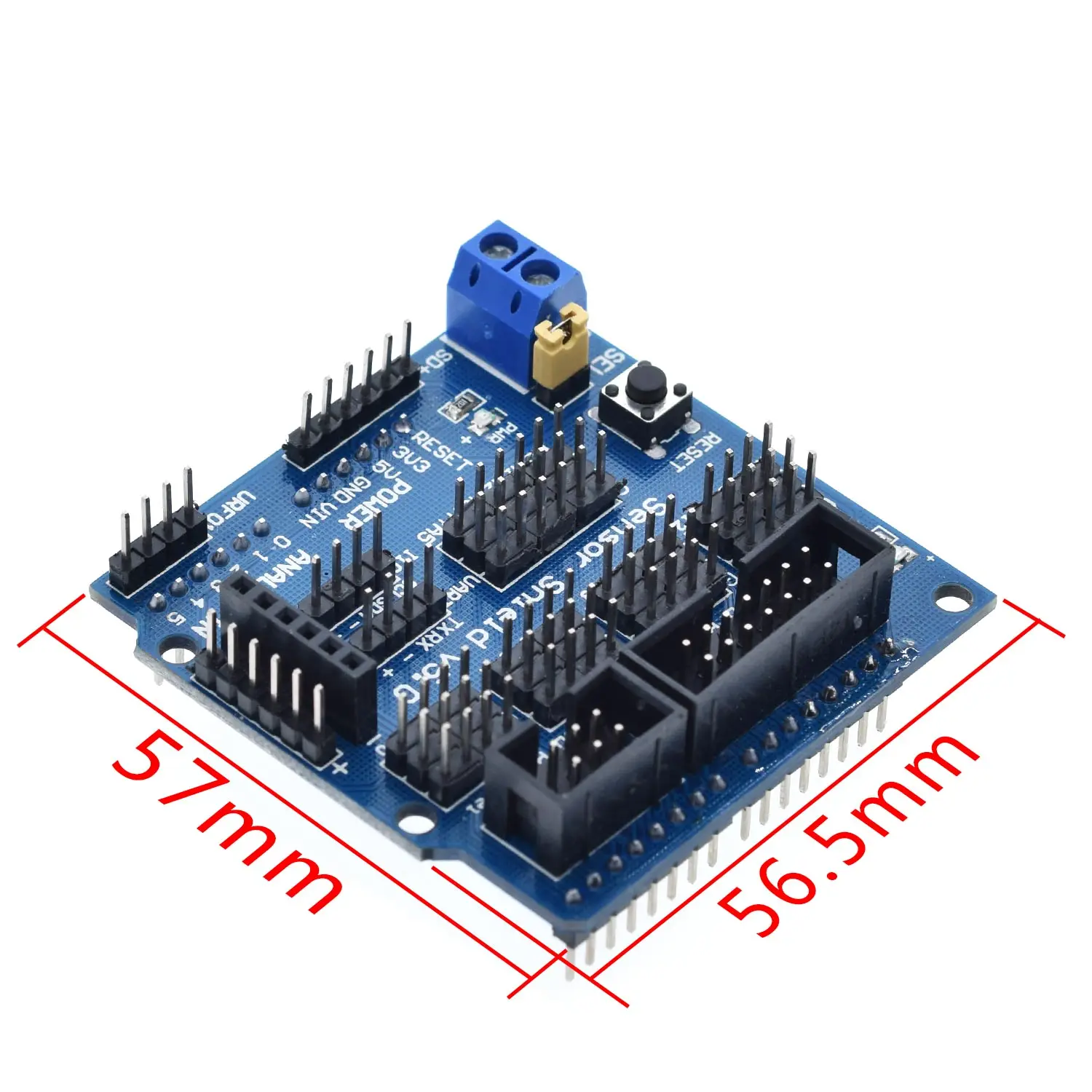 Picture 3: TZT V5.0 Sensor Shield Expansion Board For arduino electronic building blocks Robot Accessories Sensor Shield V5 expansion board