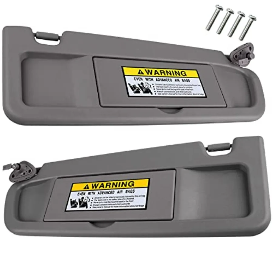 

Left Driver and Right Passenger Side Sun Visor Compatible with Honda Civic 2006 2007 2008 2009 2010 2011 Replaces # 83280-SNA-A