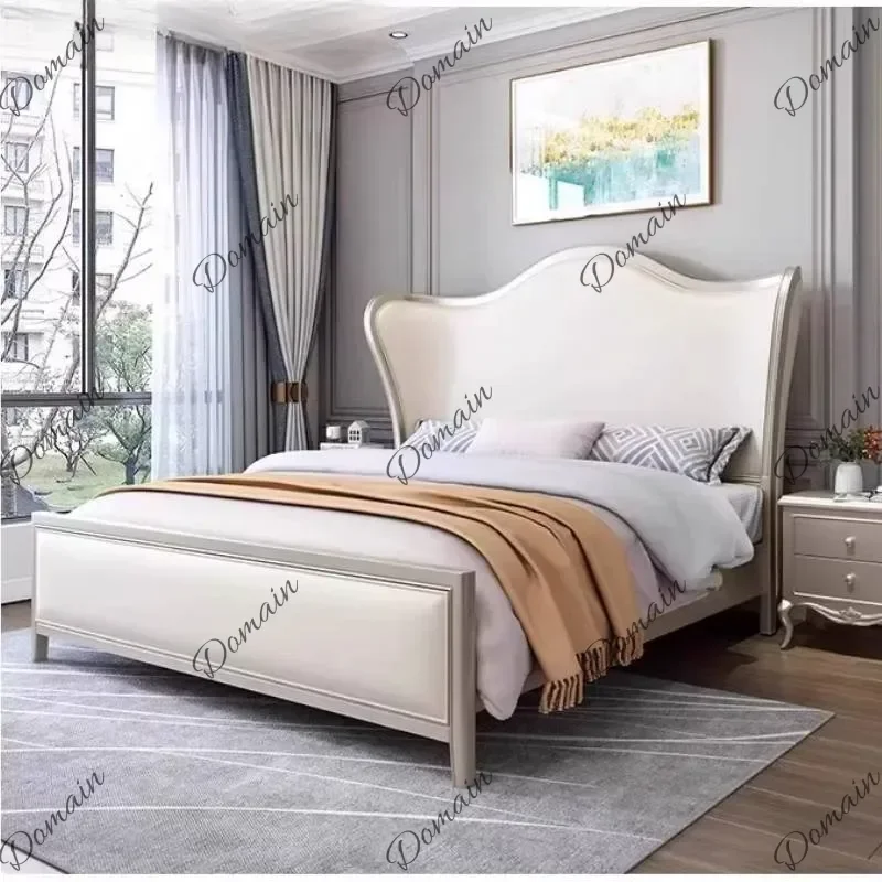 TMV Australia Luxury Double Bed Mattress Insert Adult Upholstered Home Bedroom Double Bed Full Size Camas De Dormitorio Furnitur