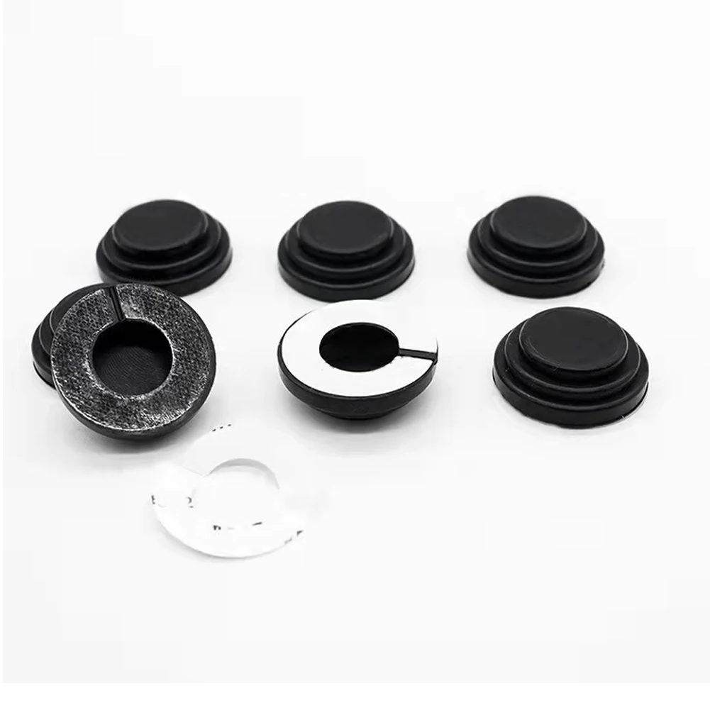 Universal 20Pcs/set Anti Collision Shock Absorbing Car Door Trunk Hood Pad Gasket Black Silicone