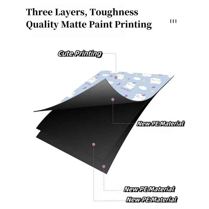 PE Plastic Self-Seal Mailbag，50PCS Thicken Shipping Bags, Cute Cartoon Poly Envelope, Panda Postal Courier Bags