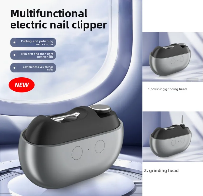 

Интеллектуальная электрическая машинка для стрижки ногтей SENIE M7 - автоматически полирует ногти. Интеллектуальный дизайн. Подходит для детей и взрослых.