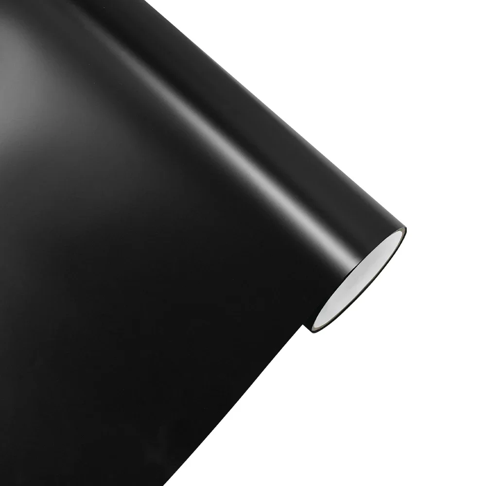 

Premium PET Satin Black Vinyl Car DIY Sticker Matte Satin Black Car Wrap Film Vehicle Body Sticker Decals Wrapping Bubble Free