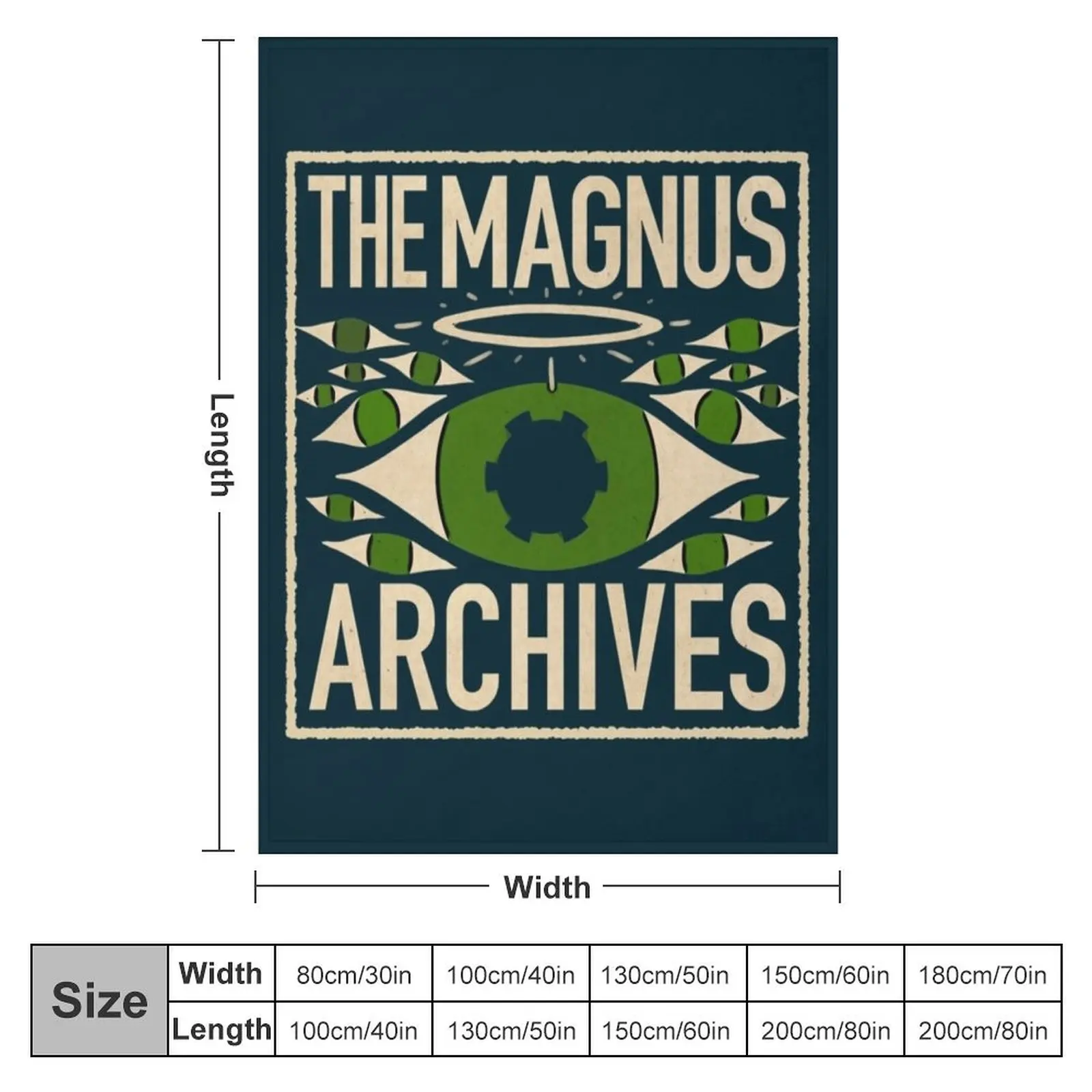 the magnus archives vintage Throw Blanket Single Luxury St Blankets