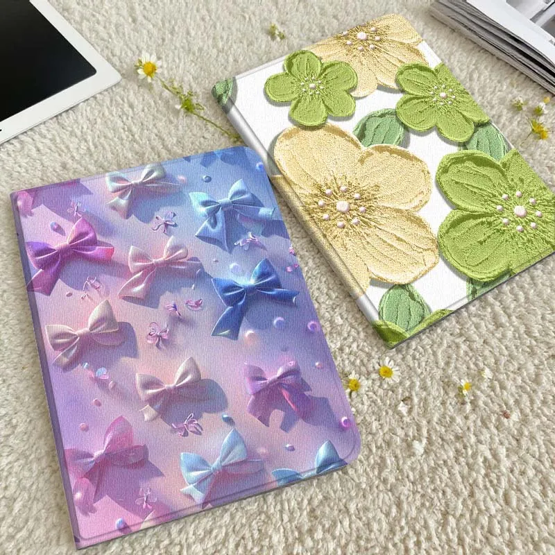 

Colorful Cartoon Bow Pattern Tablet Case For Xiaomi Redmi Mi Pad 5 6 6s 7 SE Pro Max Ultra 12.4 12.5 14 inch