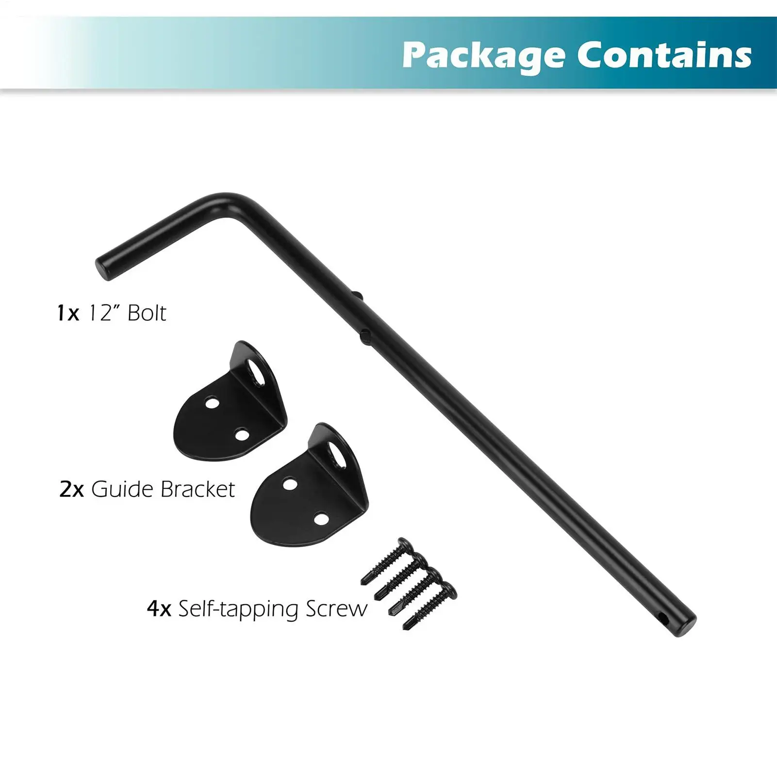 

Farm Gate Latch 12 Inch Hinges Metal Gate Ground Latch For Pool Trailer Farm Child Boat Garden