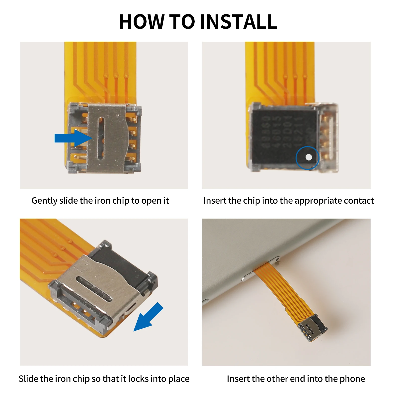 ESIM to Nano SIM Expansion Cable ESIM Card Adapter Conversion Plate ESIM Lab Tested, No Soldering Required for 5*6 mm Chips