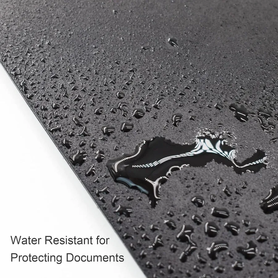 مجلد ملفات عمودي من البوليستر مغلف ملفات بلاستيكي مع زر إغلاق Sp لحزمة ورق بحجم حرف A4 مكونة من 5 قطع باللون الأسود