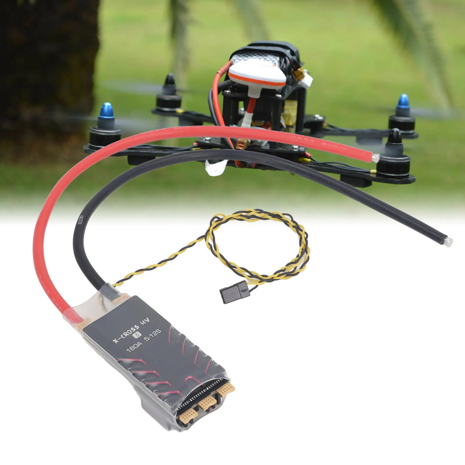 X-cross HV3 ESC 160A borstelloze elektronische snelheidsregelaar 5-12S ARM 32Bit Cortex Core MCU FPV borstelloze ESC voor RC Racing Drone