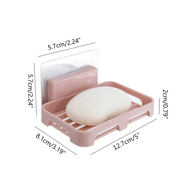 Soap Dish Box Drain Rack Handmade Soap Holder for Case Durable Home Gift Convenient to Use Practical Efficien