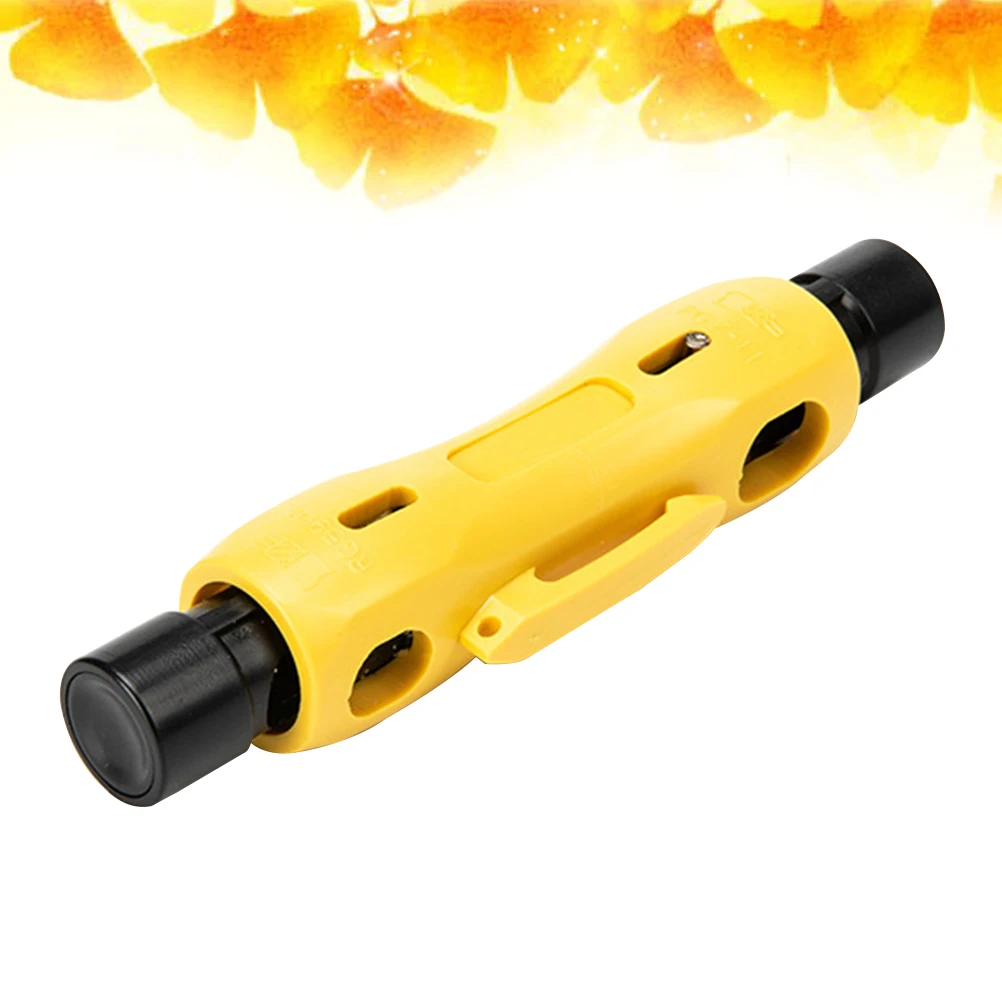 Gele kabelstripper Draadstriptang Hoogfrequente messen Dikke luidsprekerkabel Cutter Tool Fitting Klem