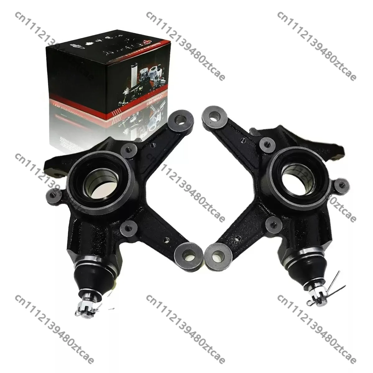 Heavy‑Duty Pair Complete Front Left Steering Knuckle Spindle Assembly Bike Off‑road Quad Vehicle Repair Replacement Spare Parts