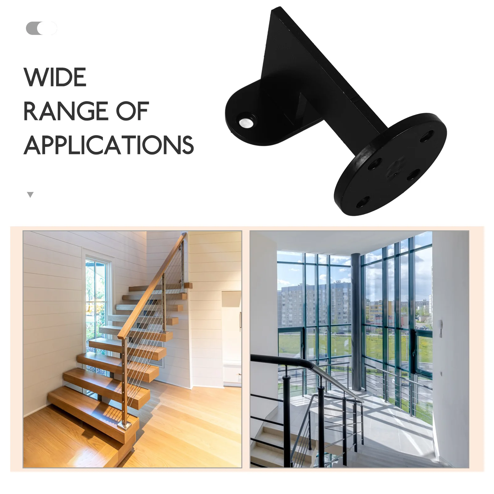 

Stair Rail Bracket Stainless Steel Handrail Support For Indoor Outdoor Stairs Wall Mount Railing Brackets Handrail Holder