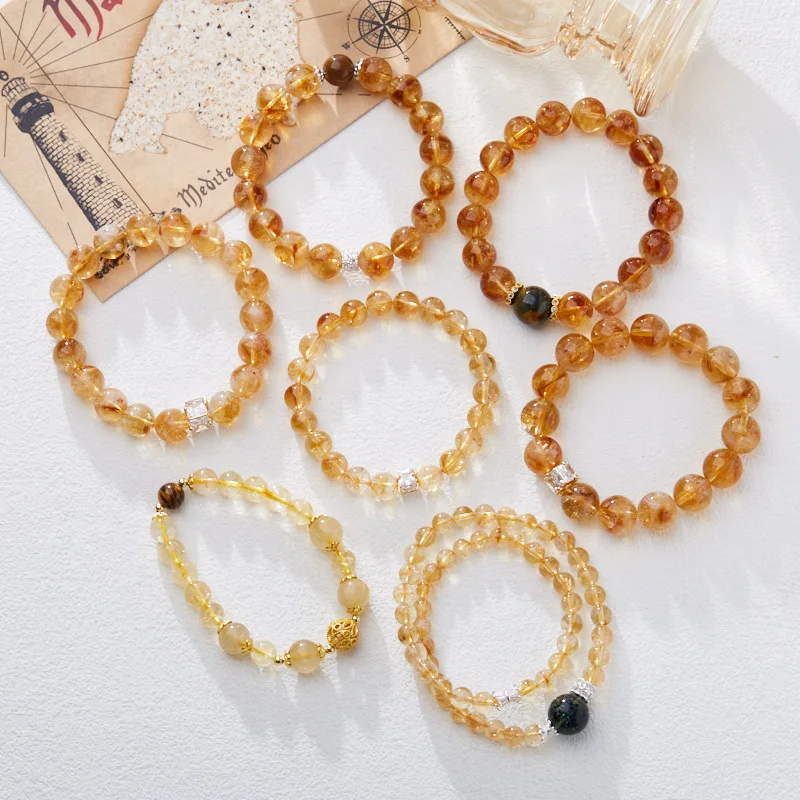 

Бразильский женский желтый браслет с кристаллами «сделай сам», высококачественный браслет, подарок лучшему другу