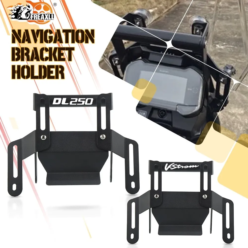

Поддержка моторной навигации для SUZUKI V-STROM DL250 Vstrom Vstrom DL250, регулировка функции, GPS-кронштейн для телефона, подъем лобового стекла