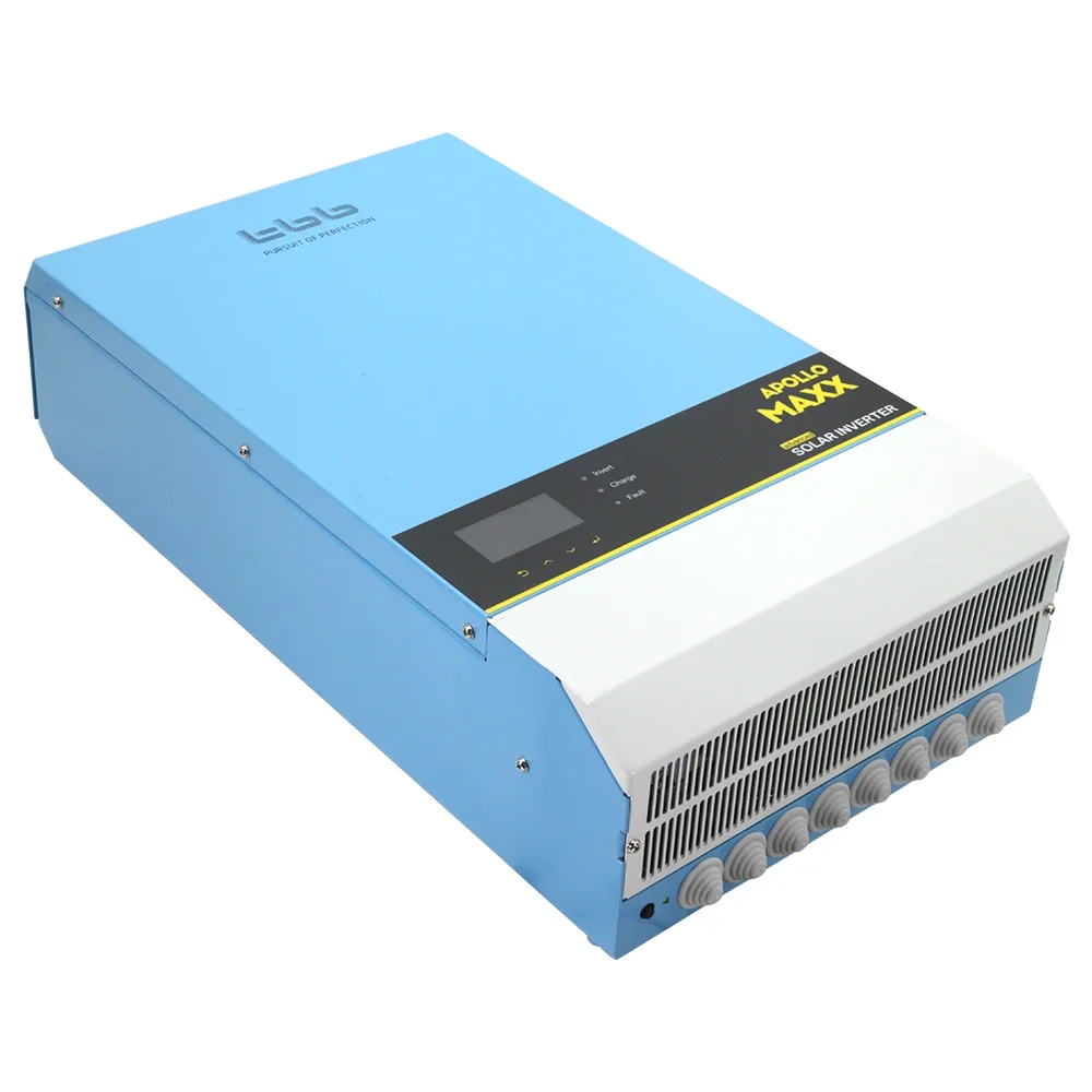 

Hot best price TBB Pure Sine Wave APOLLO MAXX5.0S 5KW Low Frequency MPPT Solar Hybrid Inverter Compatible with Generator