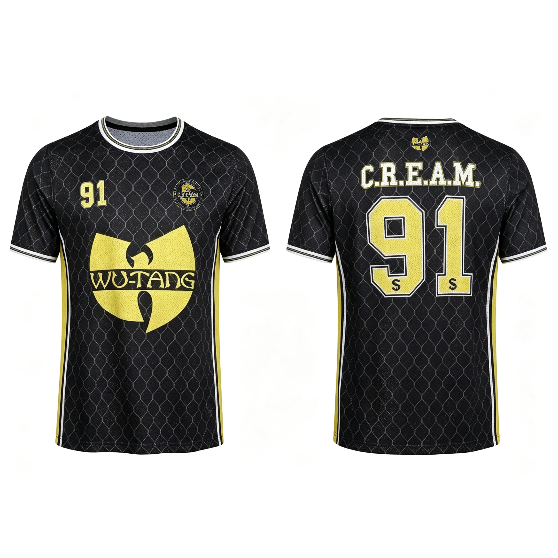 camiseta-masculina-retro-hip-hop-com-numero-91-malha-respiravel-manga-curta-moda-de-rua-cores-contrastantes-preto-e-amarelo-tops-esportivos
