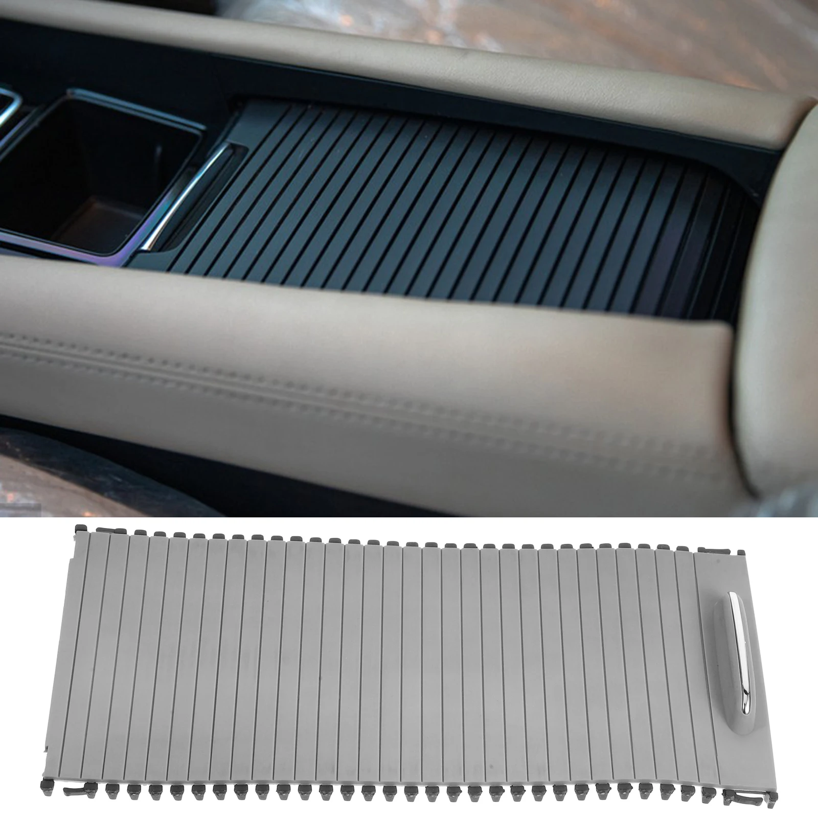 

Держатель для чашки, ящик для хранения, центральная консоль, передняя раздвижная крышка автомобиля, серая крышка для напитков, слепая направляющая, держатель для телефонов, монет CE