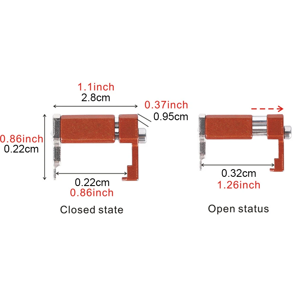 Intonation Adjuster Zinc Alloy Guitar Bridge Intonation Tool for Floyd Rose Tremolo Electric Guitar